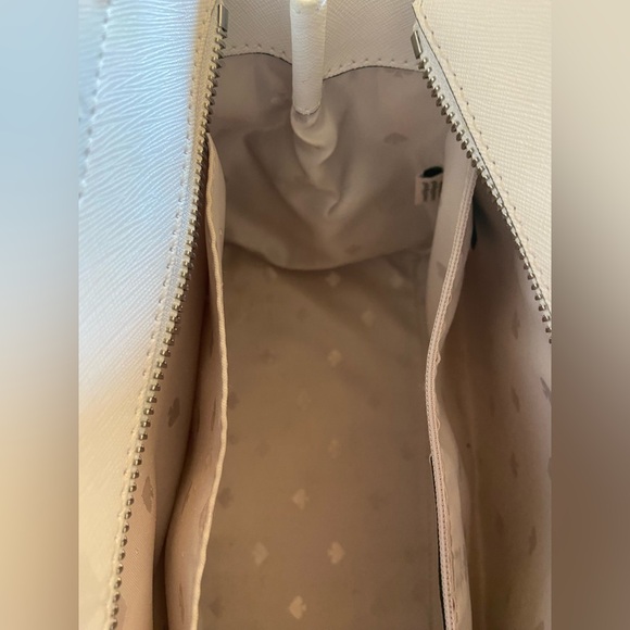 Kate Spade New York Elegant White Cameron Satchel – Ivory Saffiano Leather - Picture 4 of 10